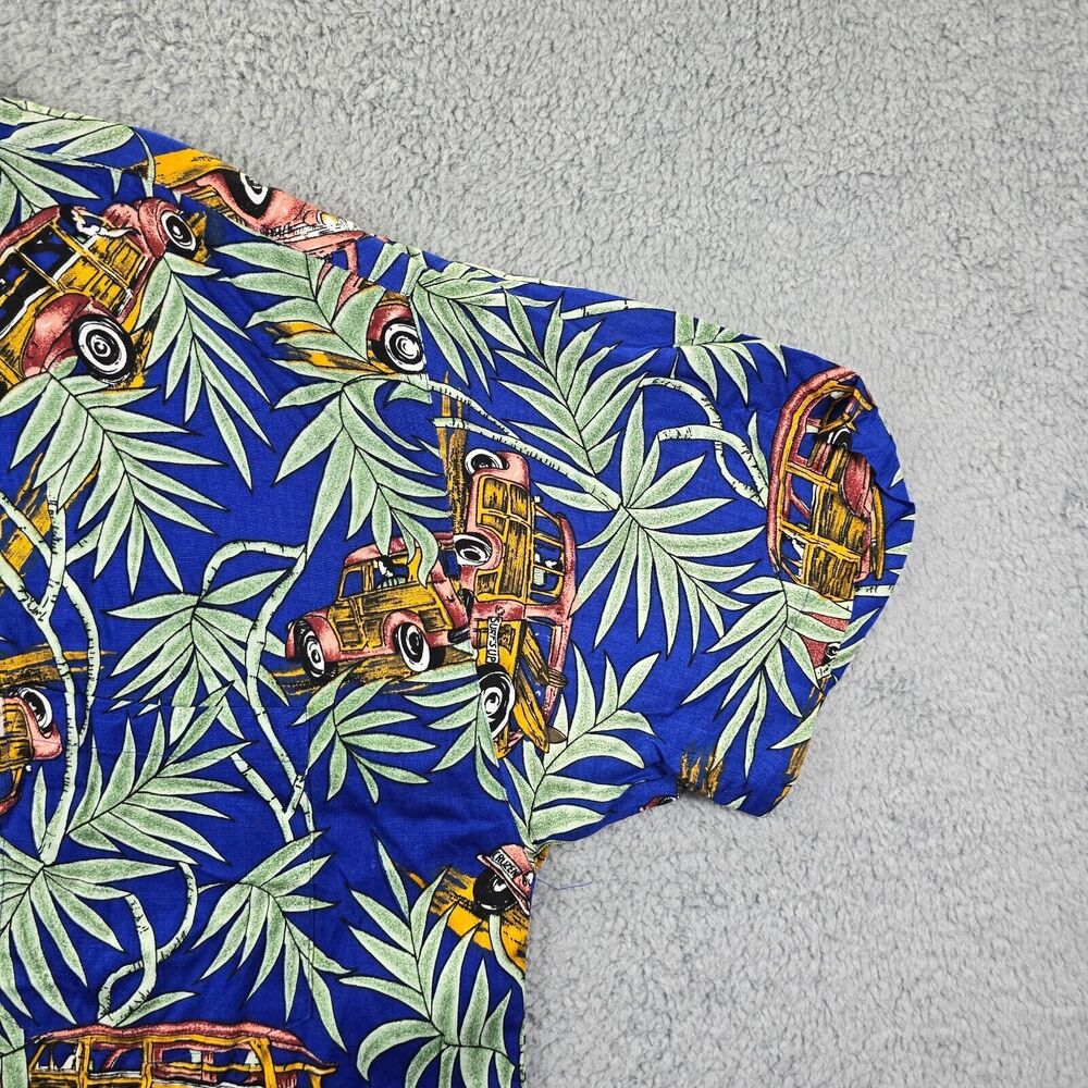 Kahala Suns Hawaiian Shirt Men's Button Up Floral Short Sleeve Multicolor Size L - Picture 4 of 11